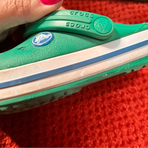 ❤️Host Pick❤️Kids Green Crocs - Picture 14 of 16